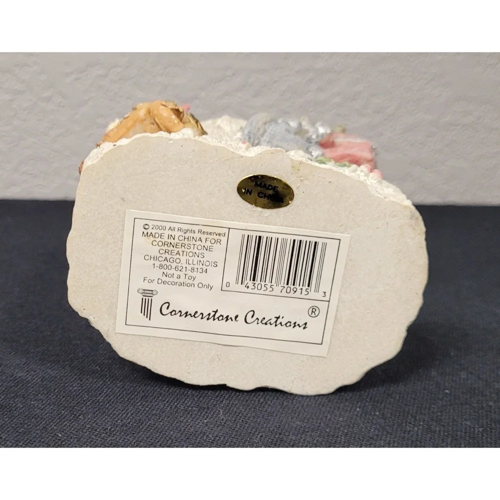Cornerstone Creations Christmas Snowman Candle Holder Figurine Christmas Decor